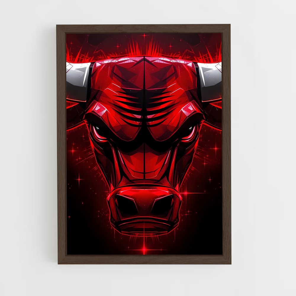 Poster Bulls en Fureur – affiche Basketball (vue 5)